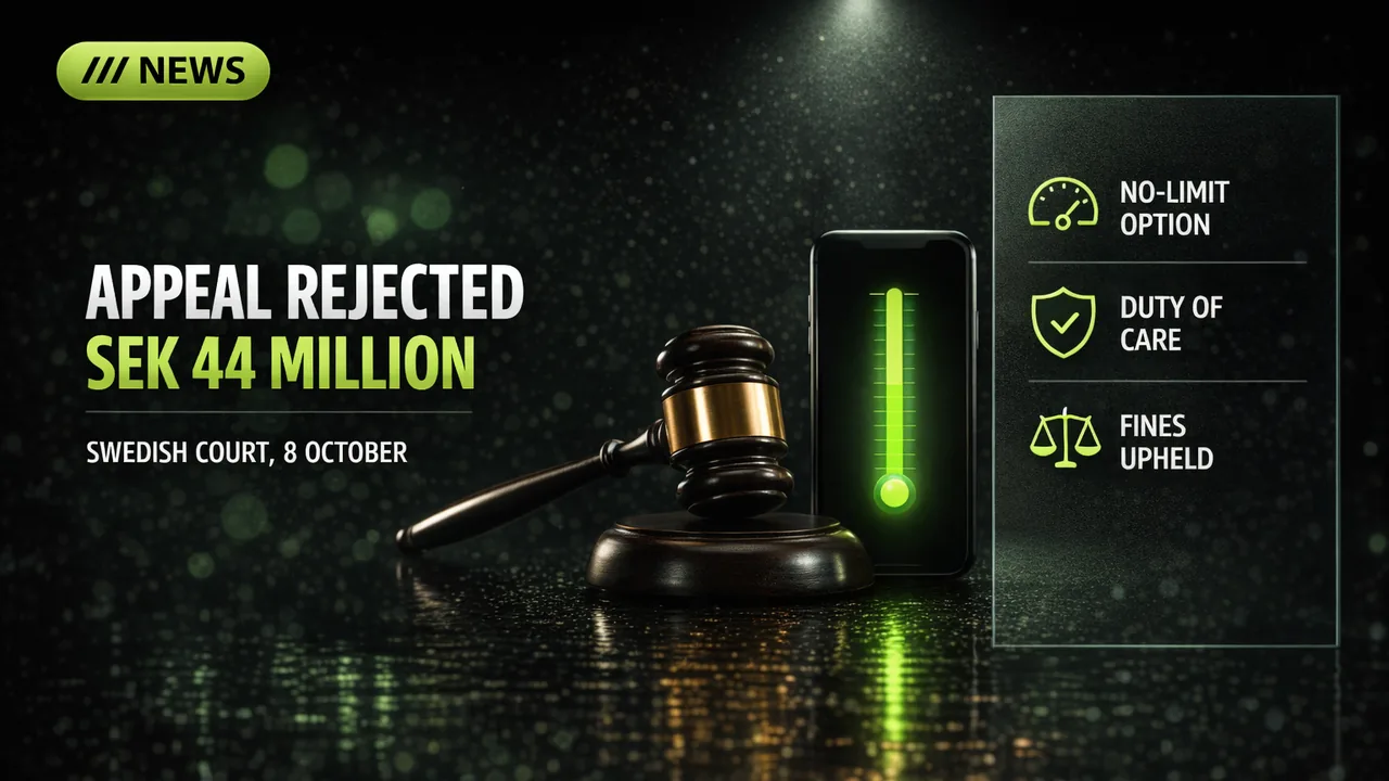 bet365 loses its Swedish appeal over a deposit limit you could set to "no limit"