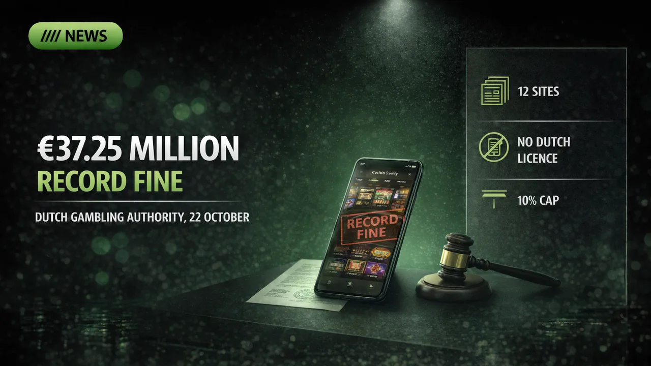 Dutch regulator fines Instantcasino operator a record €37.25 million