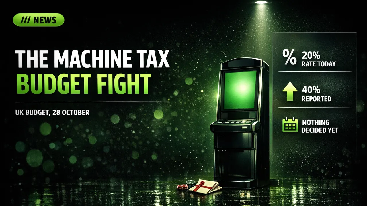 Machine Games Duty and the 28 October Budget: what is proposed and who it would hit